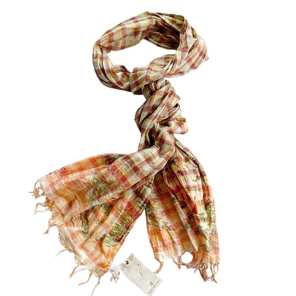 Scotch & Soda Rise and Shine Printed Scarf with Fringe - Picture 6 of 8